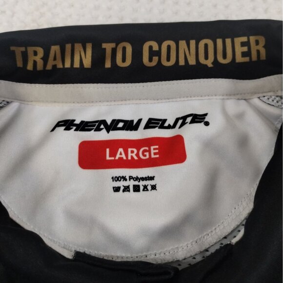 Phenom Elite Men's Black AFL Team/Polo Shirt Size L SKU 3435 - Picture 6 of 7